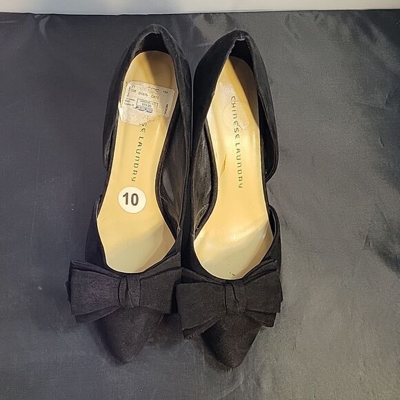 CHINESE LAUNDRY BOWKNOT D'ORSAY POINTED TOE HIGH HEEL STILETTOS WOMEN"S PUMP - Picture 4 of 12